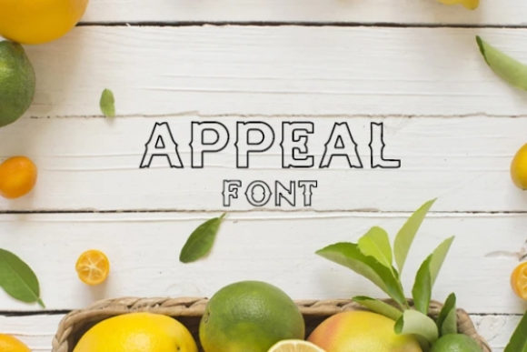 Appeal Display Font for Web Design