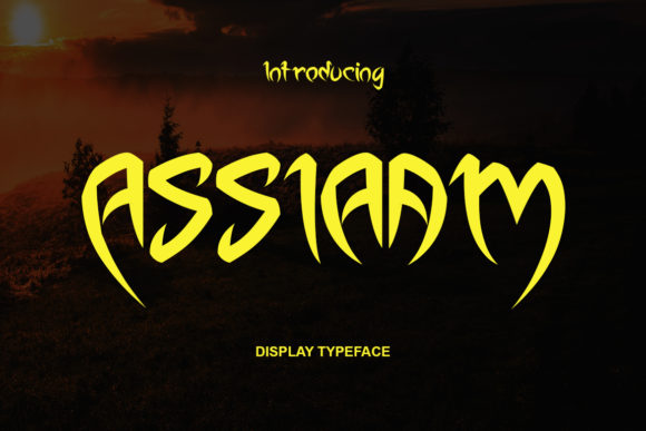 Assiaam Font for Handmade Projects and Commercial Use