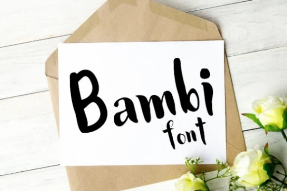 Bambi Font for Branding Projects
