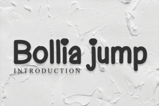 Bollia Jump Font for Modern Web Design