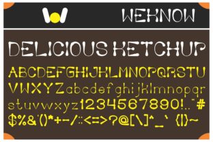 Delicious Ketchup: A Friendly Display Font for Web Design