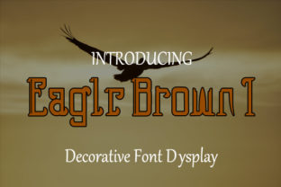 Eagle Brown 1: A Vintage Font for Handmade Creations