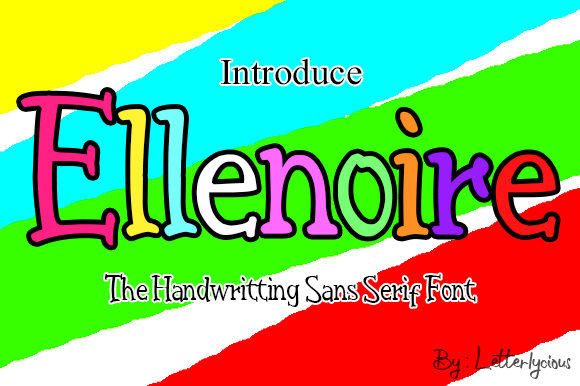 Ellenoire: A Playful Font for Digital Branding