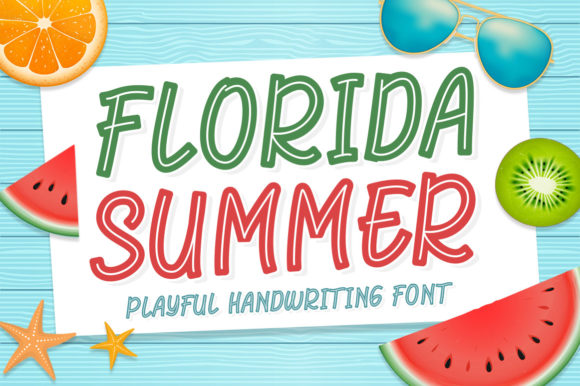 Florida Summer Font for Web Design
