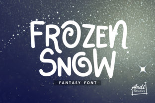 Frozen Snow Font for Eye-Catching Branding