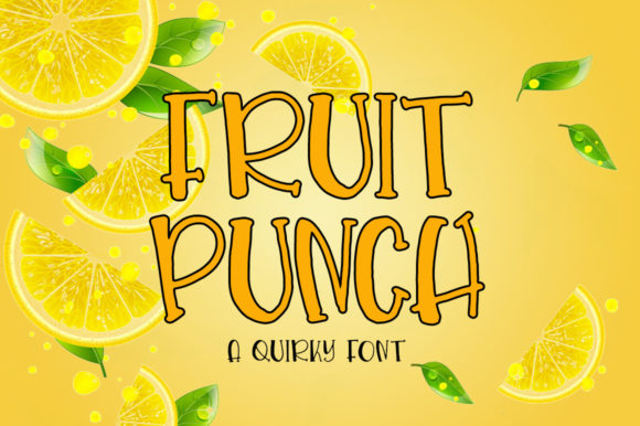Fruit Punch: A Playful Font for Creative Branding