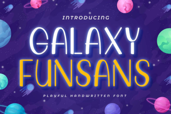 Galaxy Funsans: A Playful Display Font for Web Design