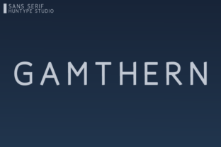 Gamthern Display Font Review