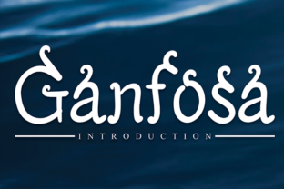 Ganfosa: A Friendly Display Font for Creative Projects