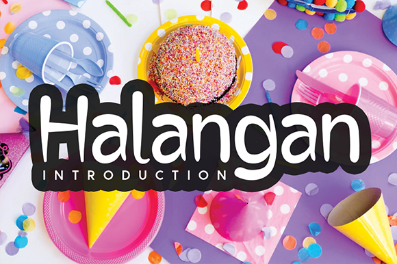 Halangan: A Display Font for Modern Web Design