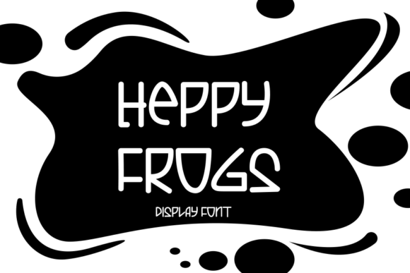 Heppy Frogs: A Modern Display Font for Editorial Design