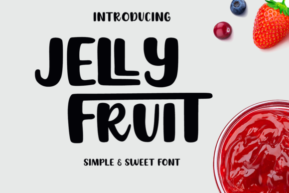 Jelly Fruit: A Playful Display Font for Web Design
