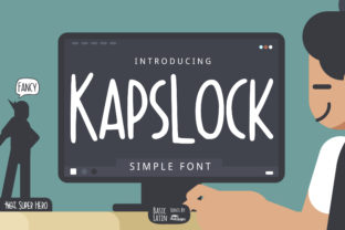 Kapslock: A Playful Display Font for Modern Editorial Design