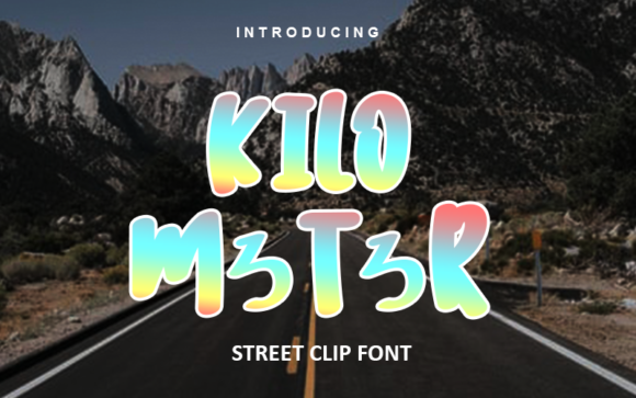 Kilometer Display Font Review