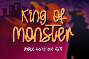 King of Monster: A Bold Display Font for Impactful Design