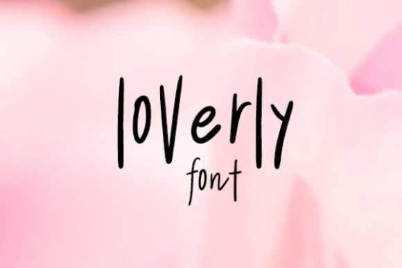 Loverly: A Font That Brings Charm to Every Handmade Creation