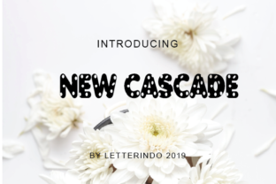 New Cascade Font for Handmade Creations