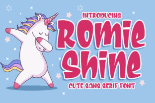 Romie Shine: A Playful Font for Handmade Creations
