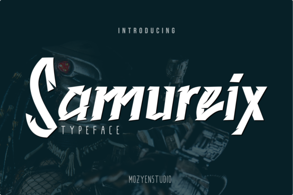 Samureix: A Quirky Display Font for Editorial Design