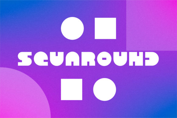 Squaround: A Versatile Display Font for Creative Crafters