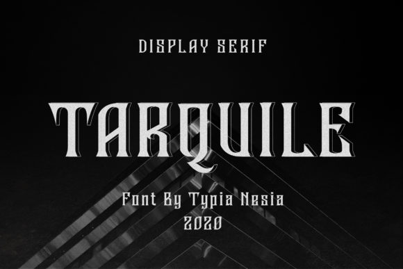 Tarquile: A Bold Display Font for Digital Design