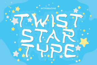 Twist Star: A Playful Display Font for Modern Editorial Design
