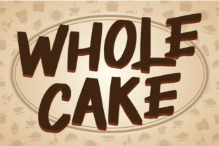 Wholecake Font for Branding Projects